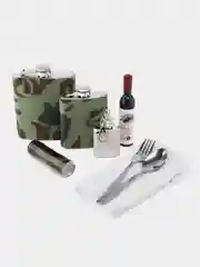 Тёмно-зелёный подарочный набор для мужчин