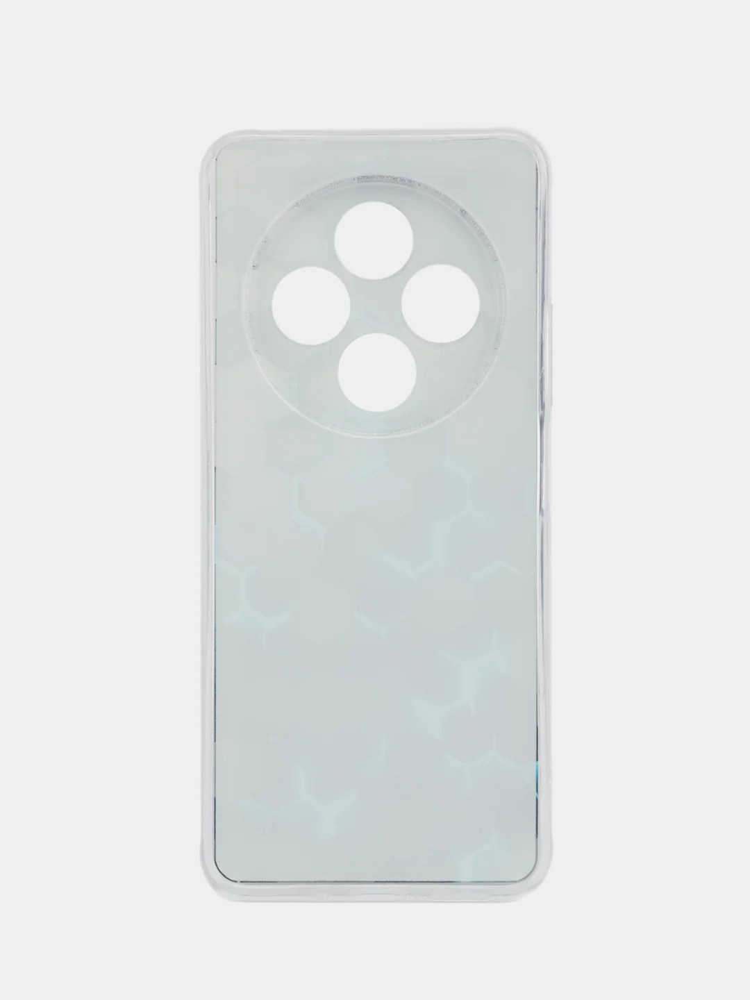 Бирюзовый чехол на Xiaomi Redmi 14C/A4 5G/Poco C75 4G / Сяом Редми 14C/А4 5GПоко C75 4G прозрачный