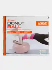 Голубой мяч LiveUp для фитнеса Пончик LS3567