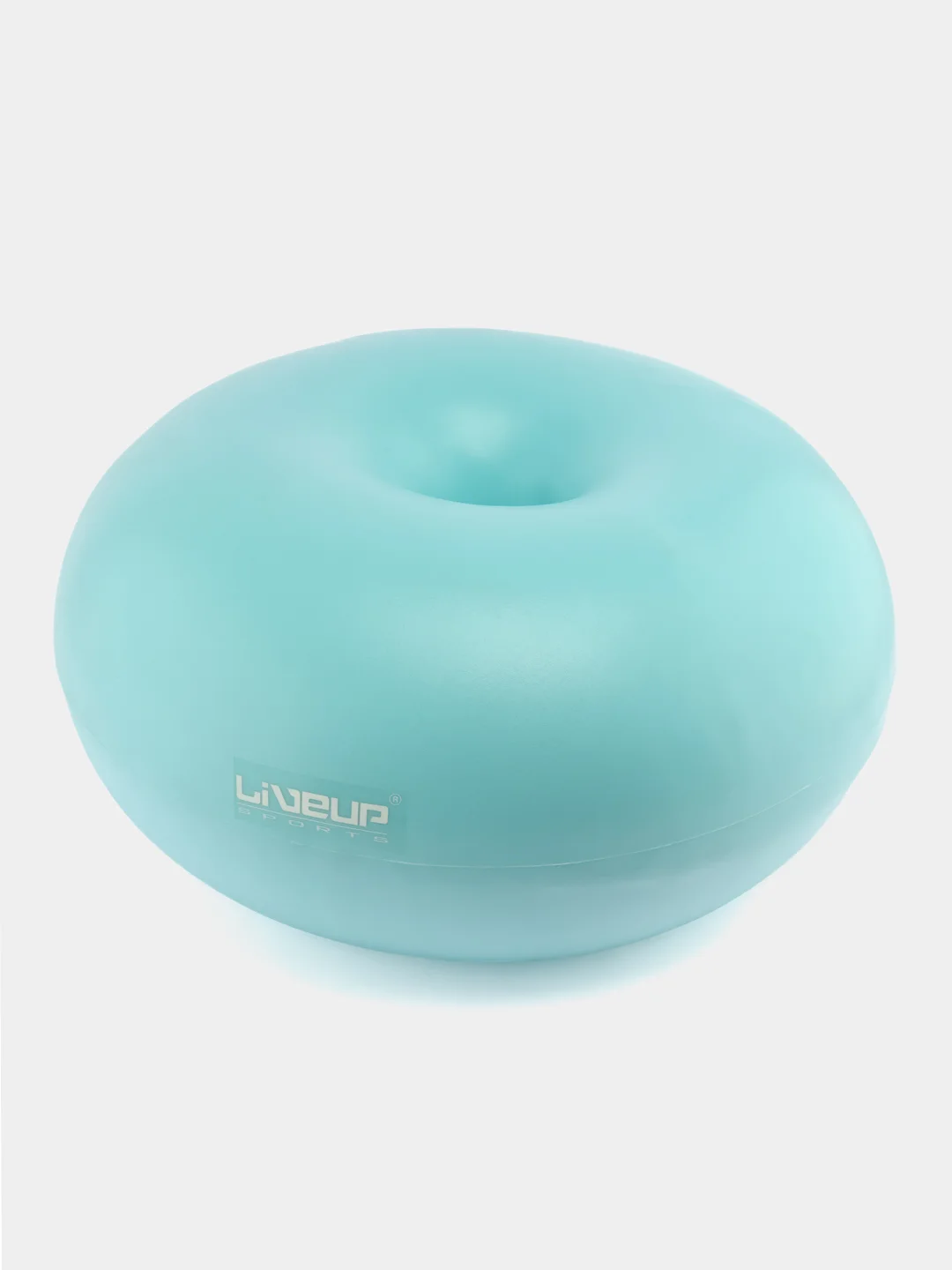Голубой мяч LiveUp для фитнеса Пончик LS3567