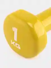 Желтый гантель LiveUp LP8076 винил