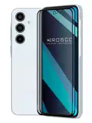 Белый стекло для Samsung Galaxy A55 5G/A35 5G защитное ROSCO, олеофобное, матовое, антишпион