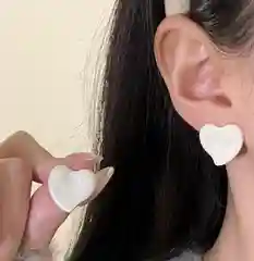 Женские серьги "Сердечки"