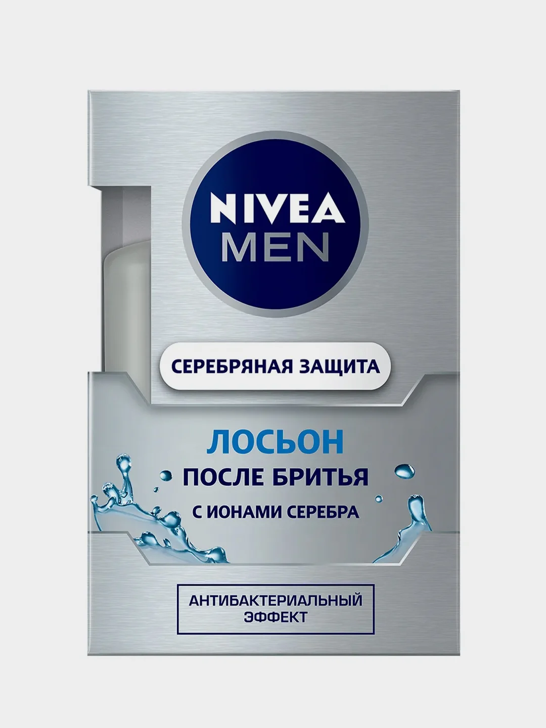 Лосьон после бритья NIVEA MEN "Серебряная защита" с ионами серебра, 100 мл