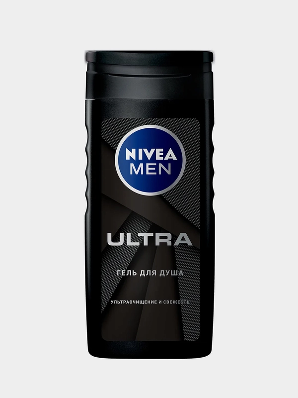 Гель для душа мужской NIVEA MEN "ULTRA" с натуральной глиной, 250 мл