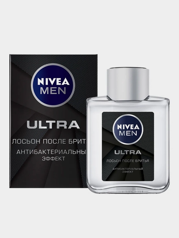 Лосьон после бритья NIVEA MEN "ULTRA" с антибактериальным эффектом, 100 мл