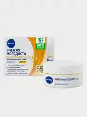 Антивозрастной дневной крем для лица NIVEA "Энергия Молодости", против морщин, SPF15, 50мл