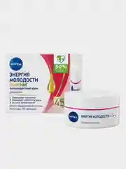 Антивозрастной дневной крем для лица NIVEA "Энергия Молодости", против морщин, 50 мл