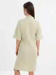 Лайм халат женский для дома из муслина