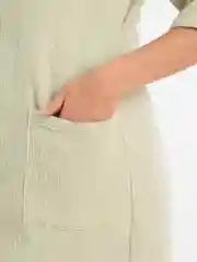 Лайм халат женский для дома из муслина