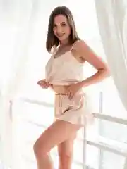 Пижама женская шелковая двойка