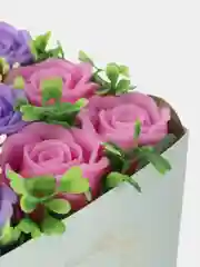 Фиолетовый букет из мыла в виде ягод и цветов, подарочный набор ручной работы,подарок учителю,коллеге