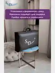 Ортопедическая подушка с эффектом охлаждения и охлаждающей наволочкой, 60х40х14/12 см