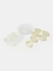 Кремовый контейнер для хранения еды, продуктов, специй