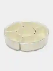 Кремовый контейнер для хранения еды, продуктов, специй