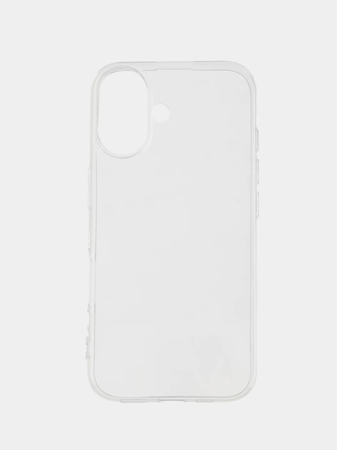 Прозрачный силиконовый чехол на Apple iPhone 16 / Айфон 16 прозрачный, с принтом, защита камеры