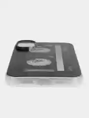 Хром силиконовый чехол на Apple iPhone 16 / Айфон 16 прозрачный, с принтом, защита камеры