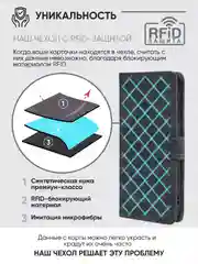Черный чехол книжка для iPhone 16/15/14/13/12/11/Xr/X/Pro Max Plus с магнитной застежкой