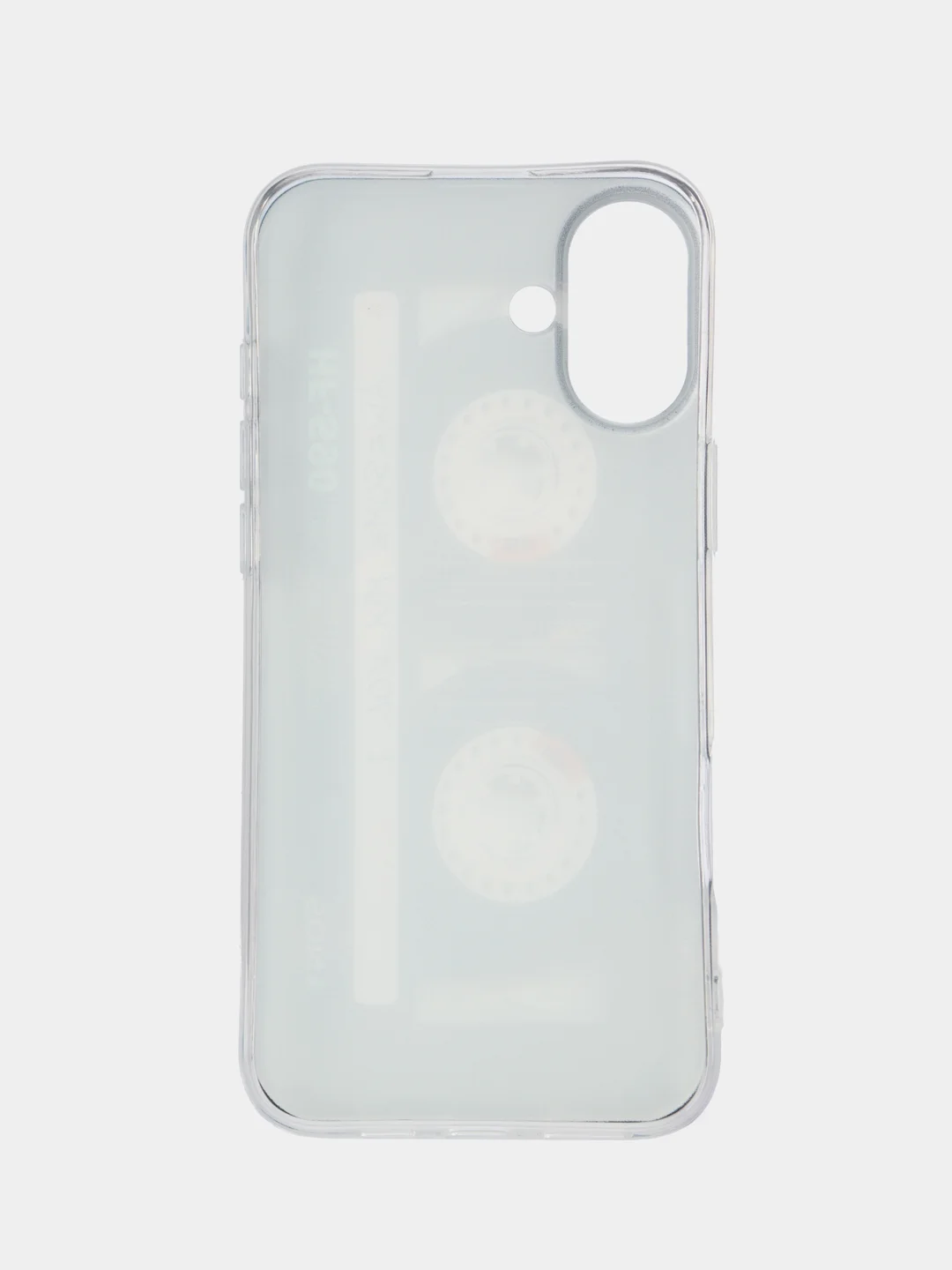 Хром чехол на Apple iPhone 16 Plus / Айфон 16 Плюс прозрачный, с принтом, защита камеры