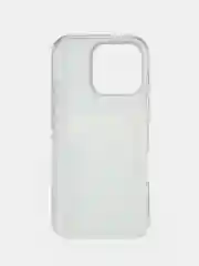 Тёмно-коричневый чехол на Apple iPhone 16 Pro / Айфон 16 Про прозрачный, с принтом, защита камеры
