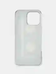 Хром чехол на Apple iPhone 16 Pro Max / Айфон 16 Про Макс прозрачный, с принтом, защита камеры