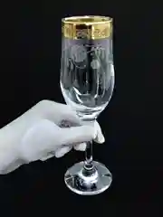 Бокалы для шампанского, подарочный набор 6 шт., 200 мл., золото PROMSIZ коллекция Нежность