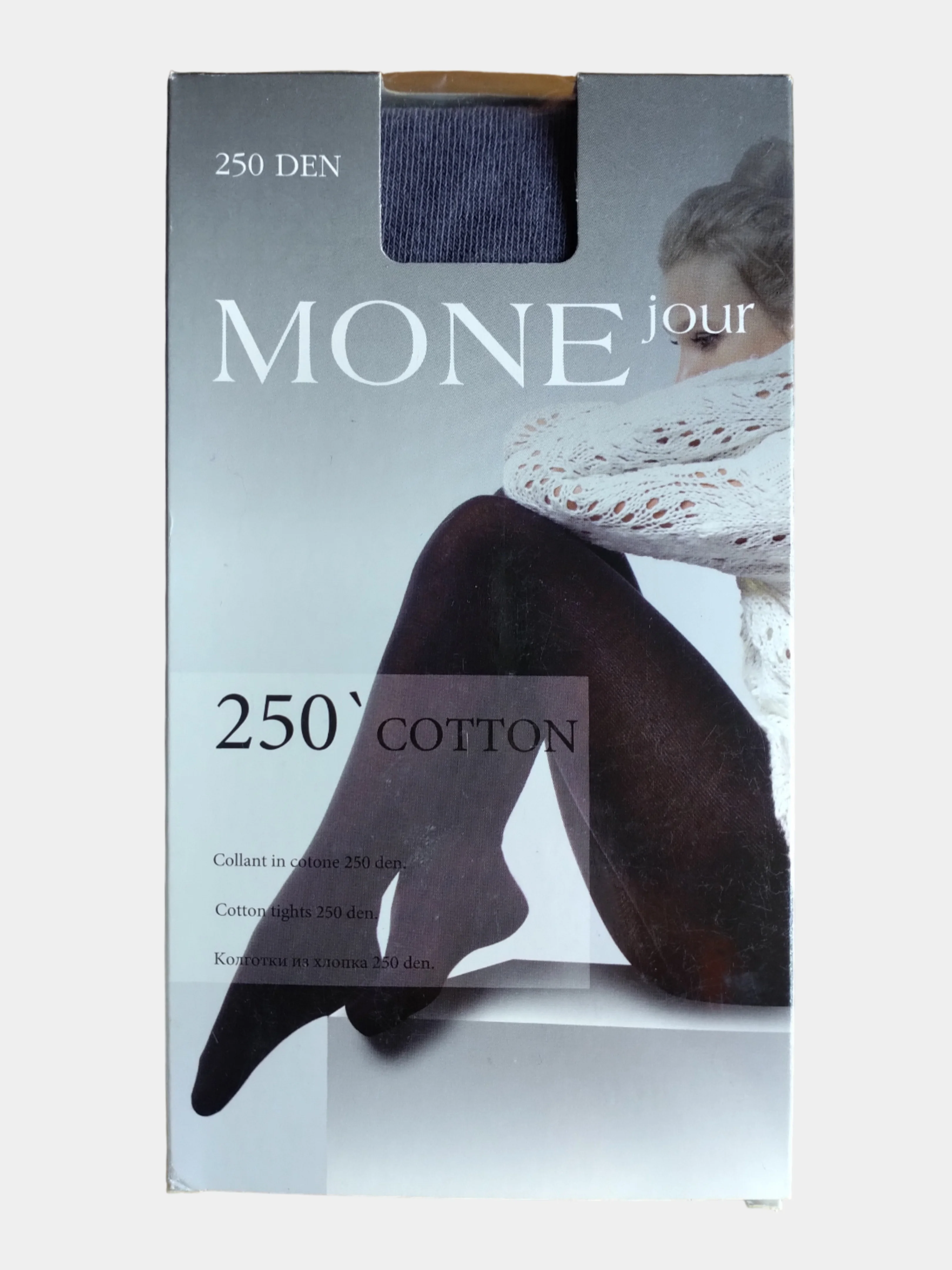 Колготки теплые хлопковые MONEjour Cotton 250 DEN