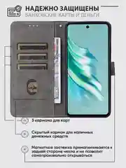 Чехол-книжка Tecno Spark Go 2024/Spark 20/20C/Pop 8 (Спарк 20с) с магнитной застежкой