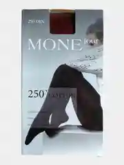 Коричневый колготки теплые хлопковые MONEjour Cotton 250 DEN