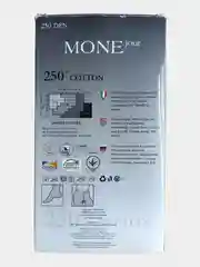 Коричневый колготки теплые хлопковые MONEjour Cotton 250 DEN