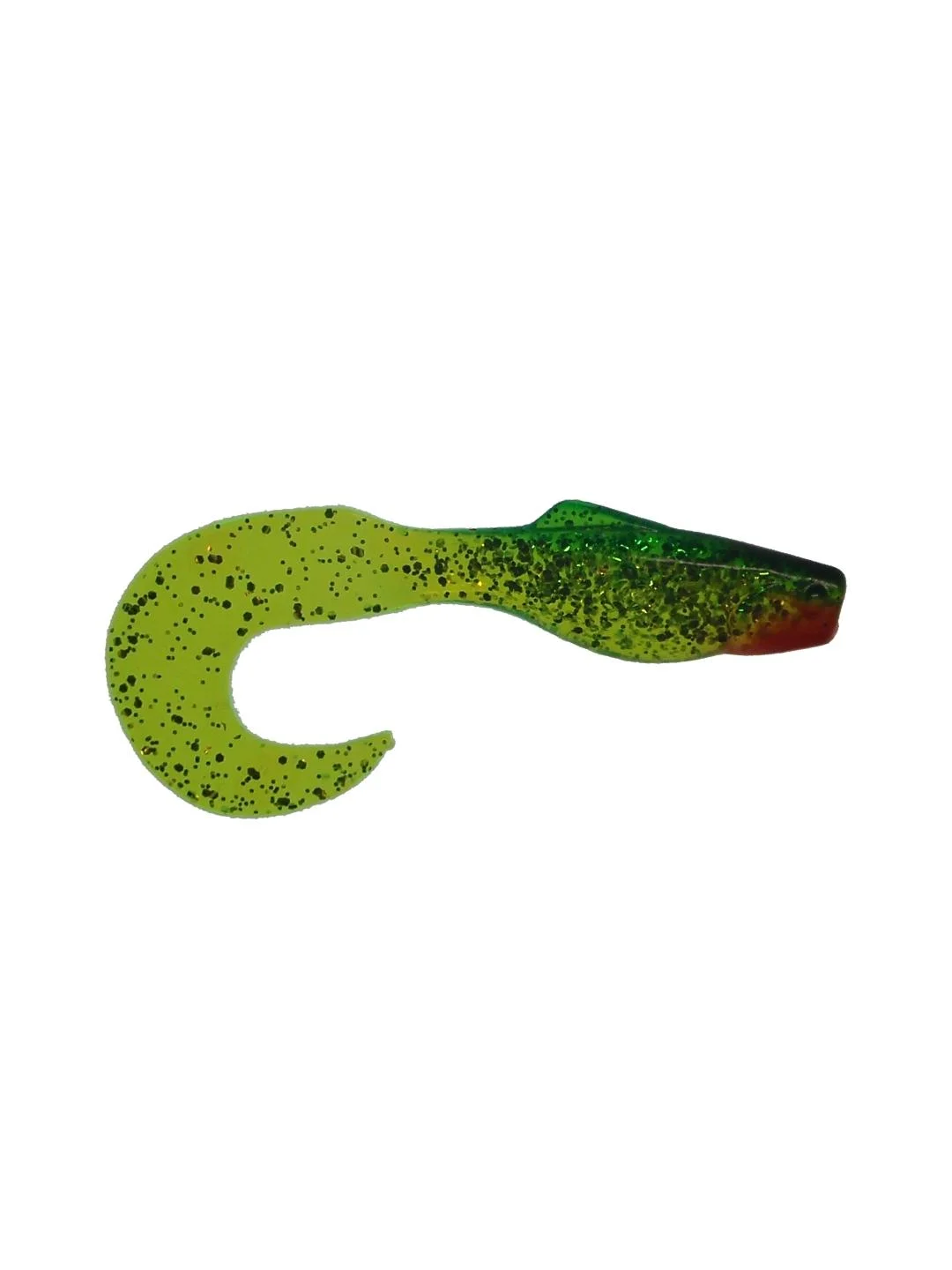 Зеленый силиконовая приманка из Сербии ORKA SHAD TAIL 5.5 FB 5 штук
