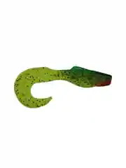 Зеленый силиконовая приманка из Сербии ORKA SHAD TAIL 5.5 FB 5 штук