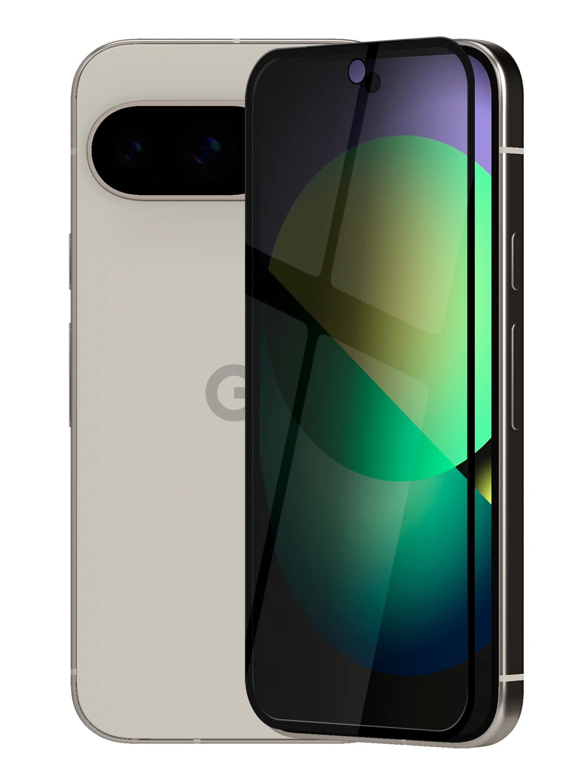 Стекло для Google Pixel 9/ Pro защитное BROSCORP с олеофобным покрытием матовое антишпион