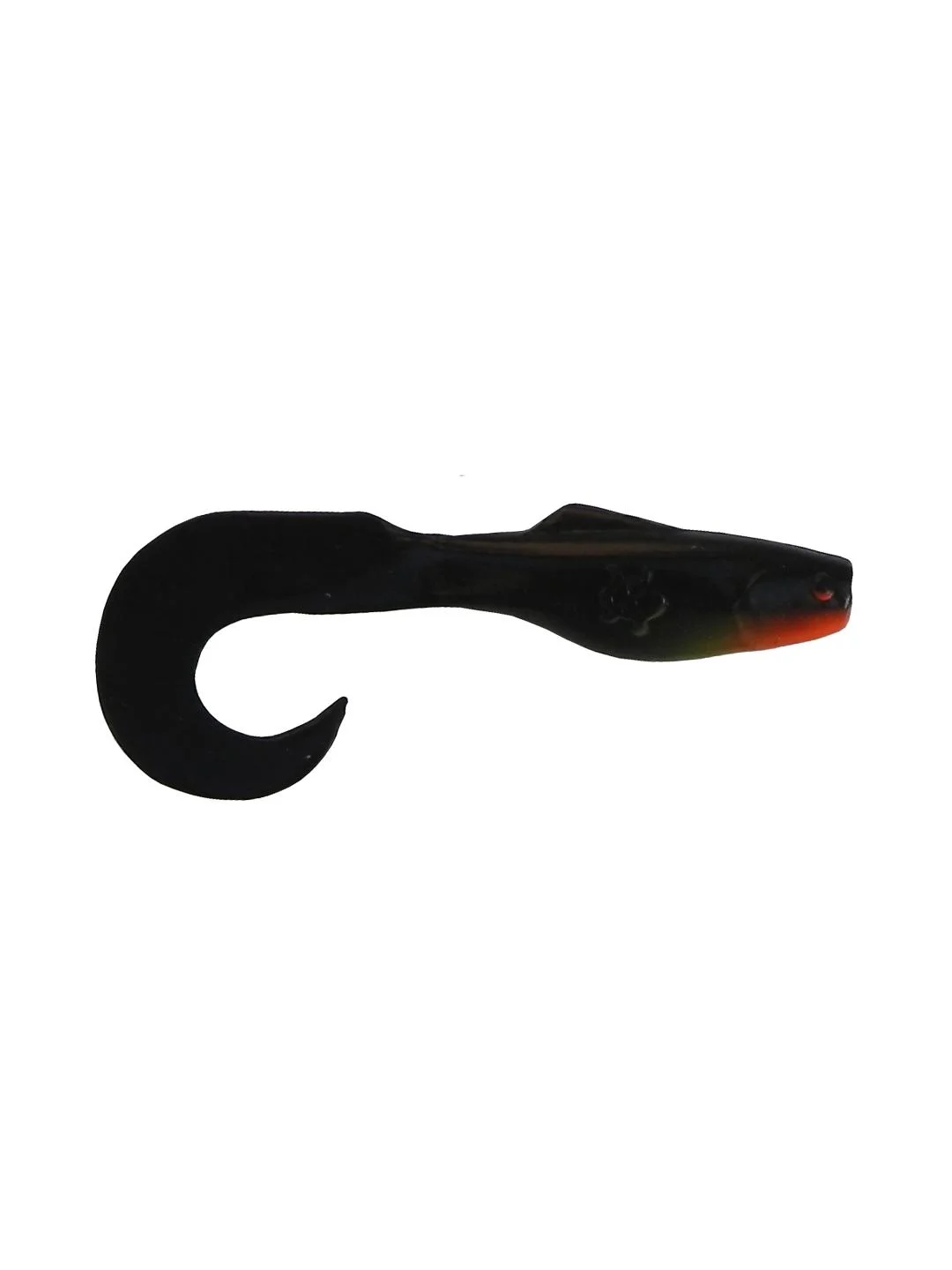 Черный силиконовая приманка из Сербии ORKA SHAD TAIL 5.5 B 5 штук