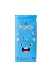 Подгузники детские одноразовые Супергрин Premium baby Diapers, размер L 9 -13 кг, 44 штук