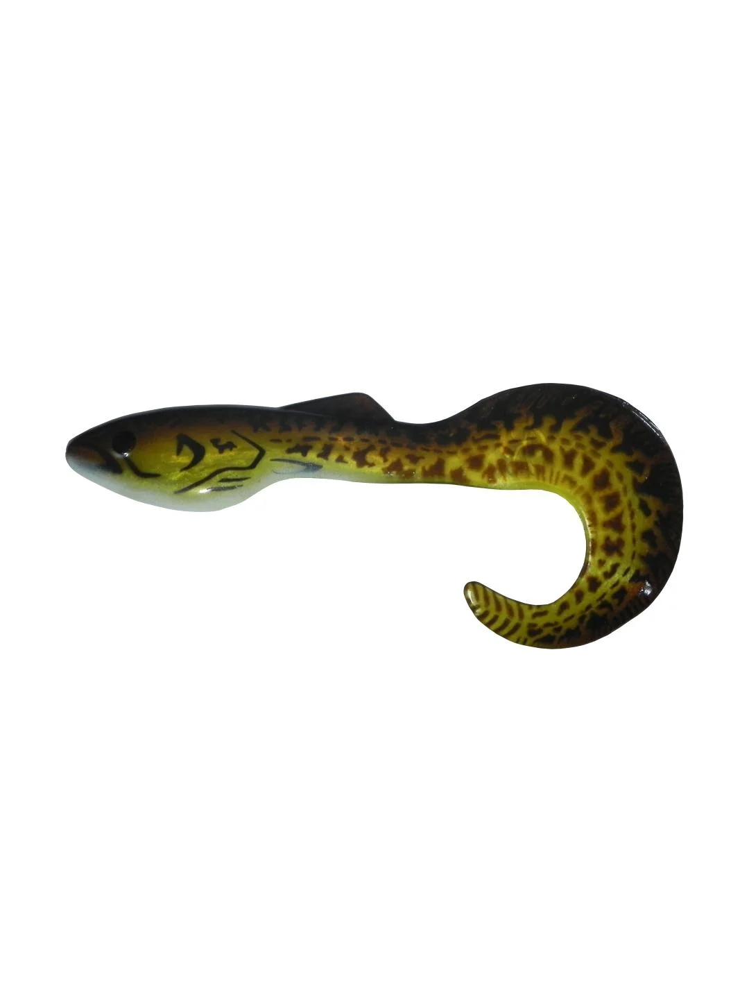 Бронзовый силиконовая приманка из Сербии ORKA Shad Tail 15 MA09 5 штук