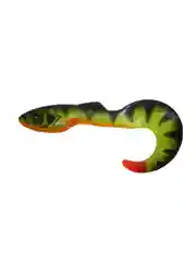 Зелёный хаки силиконовая приманка из Сербии ORKA Shad Tail 15 BA06 5 штук