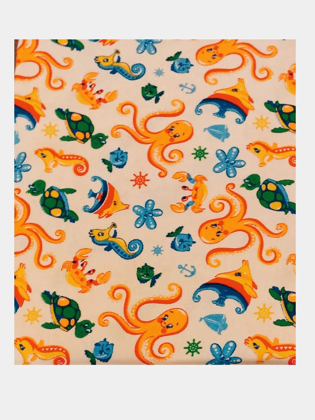 Пелёнка детская, фланелевая, хлопок, 75 х 120 см ( +/-3 см)