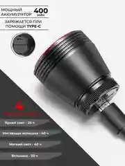 Умный задний фонарь для велосипеда Rockbros Q5 Smart TL907Q50 с функцией старт-стоп