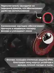 Умный задний фонарь для велосипеда Rockbros Q5 Smart TL907Q50 с функцией старт-стоп