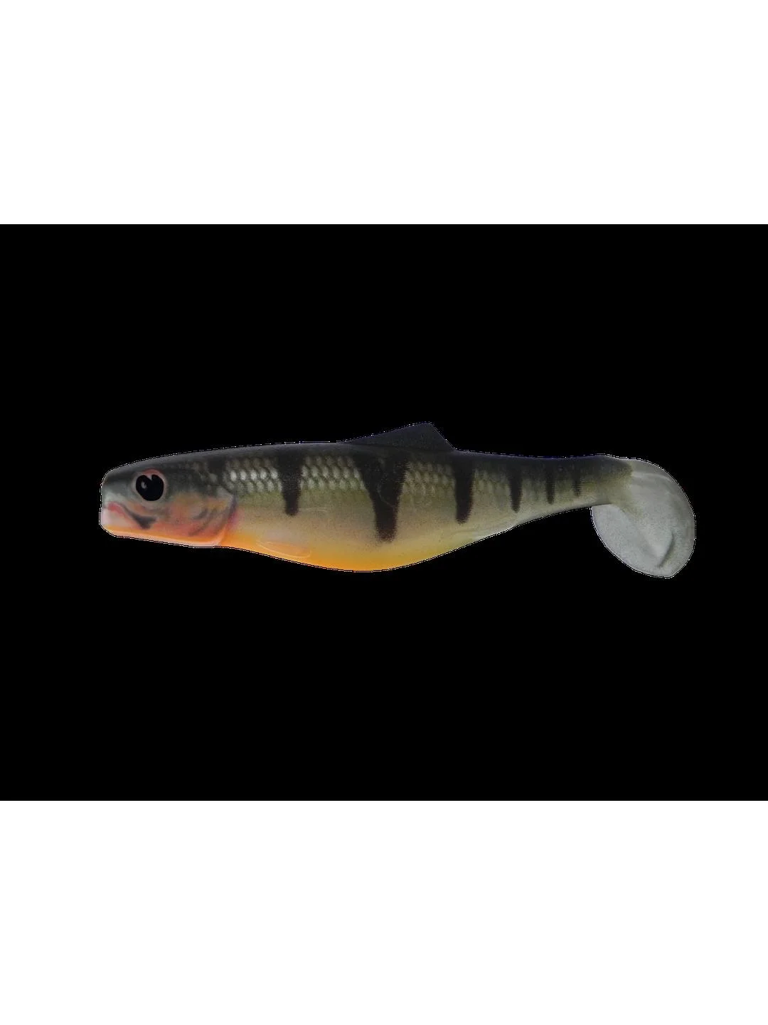Тёмно-серый силиконовая приманка из Сербии ORKA SHAD 9 BA 5 штук
