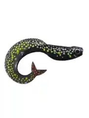 Черный силиконовая приманка из Сербии ORKA MERMAID 7 SB01 5 штук