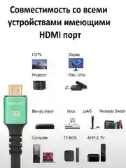 Кабель HDMI v2.1  5 м 8K сверхскоростной провод 48 Гбит/с