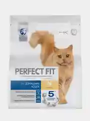 Cухой полнорационный корм PERFECT FIT™ для живущих в помещении кошек, с курицей, 1.2кг