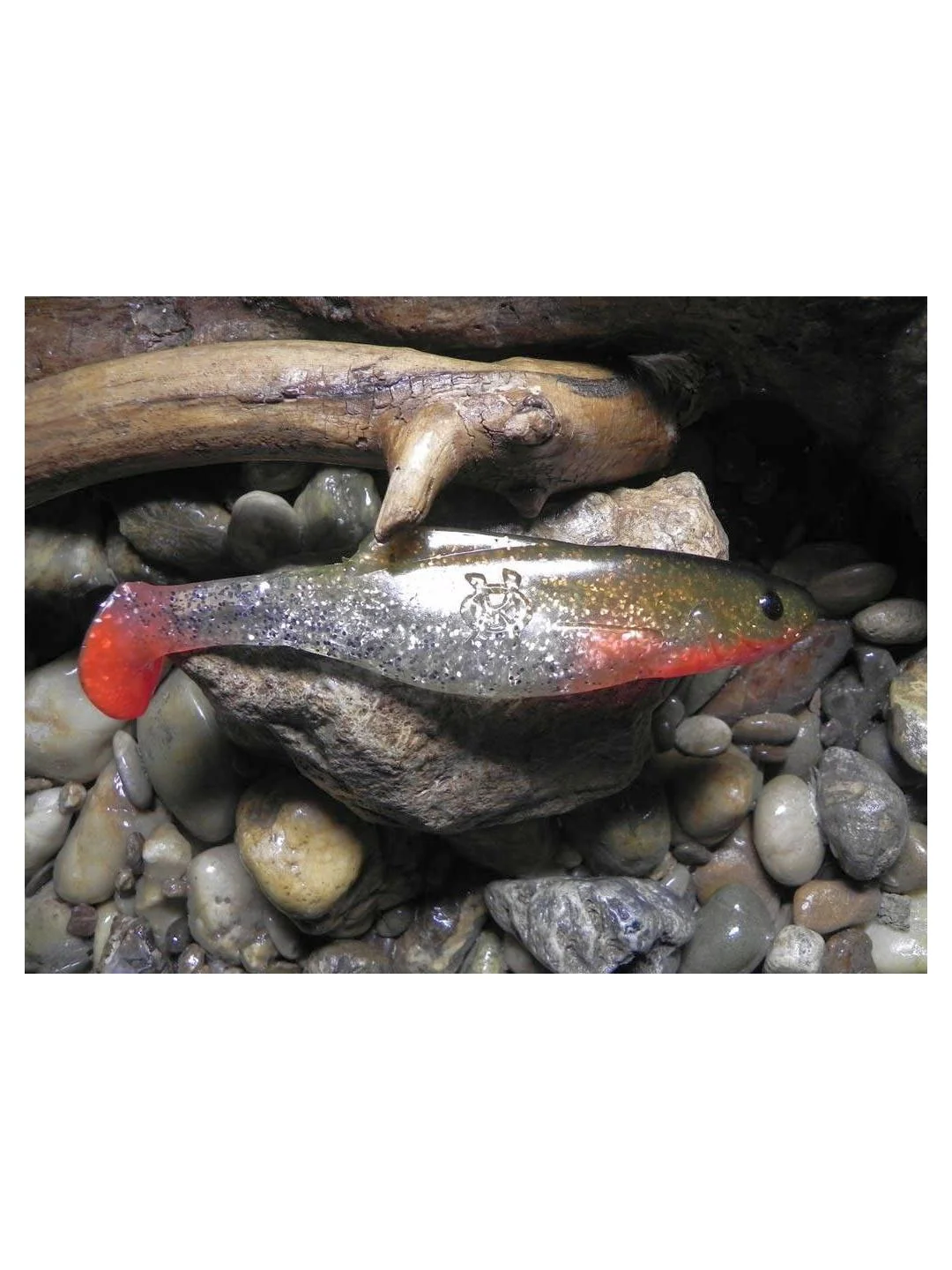 Серебряный силиконовая приманка из Сербии ORKA Shad 26 TB