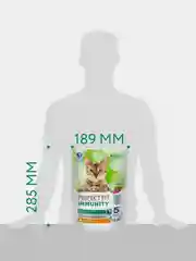 Сухой корм Perfect Fit Immunity для иммунитета кошек, индейка, спирулина и клюква, 580г