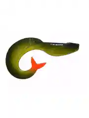 Зелёный хаки силиконовая приманка из Сербии ORKA MERMAID 7 YB 5 штук