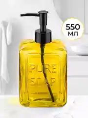 Диспенсер 550 мл 6х9,5х19,5 см Elan Gallery Желтый