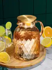 Кувшин "Crystal glass" с металлической крышкой, 1,8 л