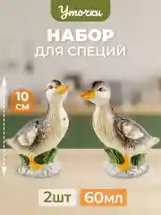 Набор для специй "Уточки", 9,5х5х10,5 см, 60 мл
